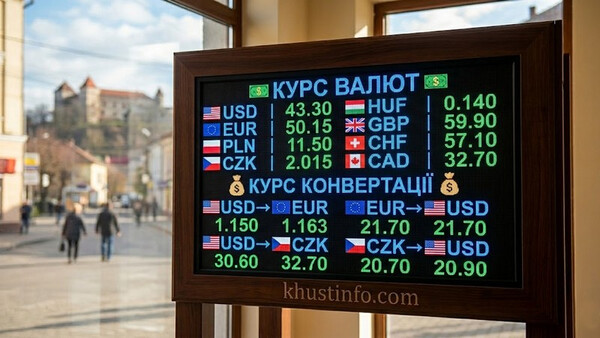 Фінансовий орієнтир Хустщини: актуальні показники валютного ринку та вигідний обмін