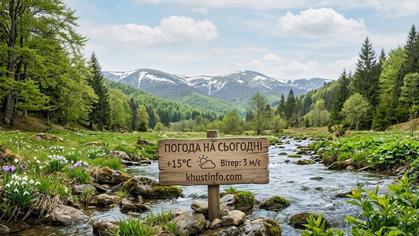 Погода у Хусті 6 травня: весняне сонце та ідеальні умови для відпочинку