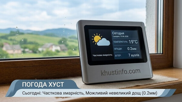 Поступове прогрівання повітря та мінлива хмарність: актуальний прогноз погоди в Хусті сьогодні